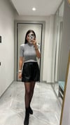KISA KOLLU TEK FİTİLLİ KAZAK GRİ