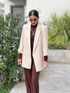KOL DÜĞMELİ BLAZER CEKET BEJ