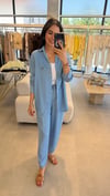 Marka Logolu , Mavi , Tencel Jean Takım