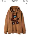 Marka Model Aplikeli Sweat Kahve 