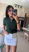 MASSİ FERMARLI TRİKO KAZAK YEŞİL