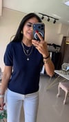 MASSİ KISA KOL TRİKO LACİVERT