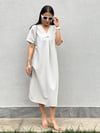 ÖNÜ PİLELİ ELBİSE TAŞ