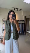 Orjinal Model , Kapitone Yelek Haki