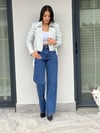 Orjinal Model Önü Taşlı Jean Pantolon 