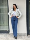 Orjinal Model Önü Taşlı Jean Pantolon 