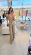 PANTOLON BLUZ TAKIM VİZON