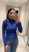 PARÇALI ZARA MODEL BLUZ SAKS