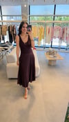 PİLİSELİ İKİLİ ELBİSE BORDO