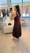 PİLİSELİ İKİLİ ELBİSE BORDO
