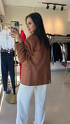 PREMİUM ASTARLI SÜET BLAZER KAHVE 