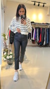 Premium Seri Boyfit Mumlu Pantolon Siyah 