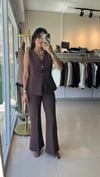 PREMİUM YELEK PANTOLON TAKIM ACI KAHVE 16934