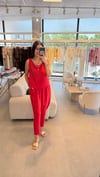 Sofie Bluz Pantolon Takım Kırmızı