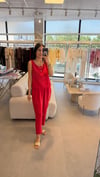 Sofie Bluz Pantolon Takım Kırmızı