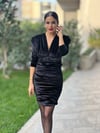 Vatkalı Kadife Elbise