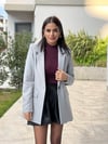 YÜN EFEKT BLAZER CEKET GRİ