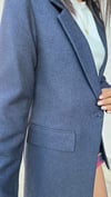 YÜN EFEKT BLAZER CEKET LACİVERT