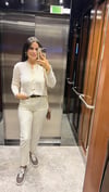 ZR MODEL GOLD DÜĞME HIRHA EKRU