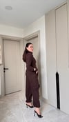 % 100 Keten Şalvar Pantalon Ceket Takım