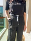 BELİ BACIKLI PALAZZO PANTALON