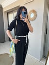 BELİ BACIKLI PALAZZO PANTALON