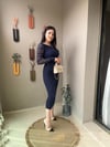 DRAPE DETAYLI TEK KOL ELBİSE