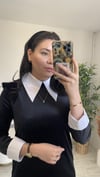 GÖMLEK YAKA KISA ELBİSE