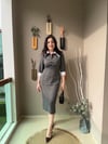GÖMLEK YAKA PUANTİYELİ ELBİSE