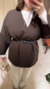 KEMERLİ KİMONO BLAZER CEKET