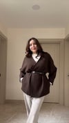 KEMERLİ KİMONO BLAZER CEKET