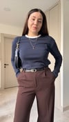 Likralı Kumaş Palazzo Pantalon