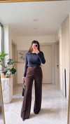 Likralı Kumaş Palazzo Pantalon