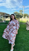 MİDİ POPLİN GÖMLEK ELBİSE BELDEN BAĞLAMALI