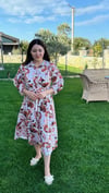 MİDİ POPLİN GÖMLEK ELBİSE BELDEN BAĞLAMALI