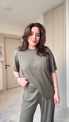 Modal Tişört Takım -Yeşil