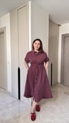 Nakışlı Tensel Gömlek Elbise   