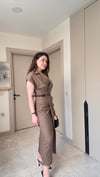 Orijinal Model Kemerli Keten Elbise 