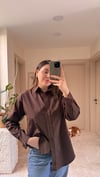 Owersize Poplin Gömlek  