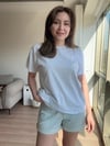 OWERSİZE TAŞ DETAYLI TİŞÖRT