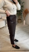 TİMSAH DESEN SUNİ DERİ PANTALON