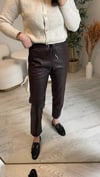 TİMSAH DESEN SUNİ DERİ PANTALON
