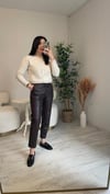 TİMSAH DESEN SUNİ DERİ PANTALON