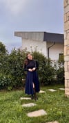 Yırtmaç detaylı pileli etek