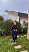 Yırtmaç detaylı pileli etek