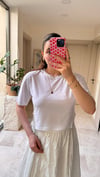 Zincir Detaylı Crop Tişört
