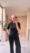 Zincir Detaylı Crop Tişört
