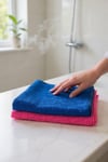 2'li Mikrofiber Temizlik Bezi 40x40 cm – Leke Bırakmaz, Yüksek Emicilik