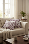 Puffy Pamuklu Kırlent Kılıfı 2'li Set 43x43 cm Fermuarlı Dekoratif Kırlent