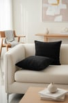 Puffy Pamuklu Kırlent Kılıfı 2'li Set 43x43 cm Fermuarlı Dekoratif Kırlent